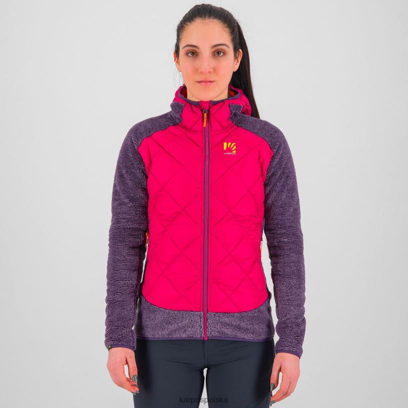 kurtka | granita/winogrona 40266X1050 kobiety Karpos marmarole w kurtce