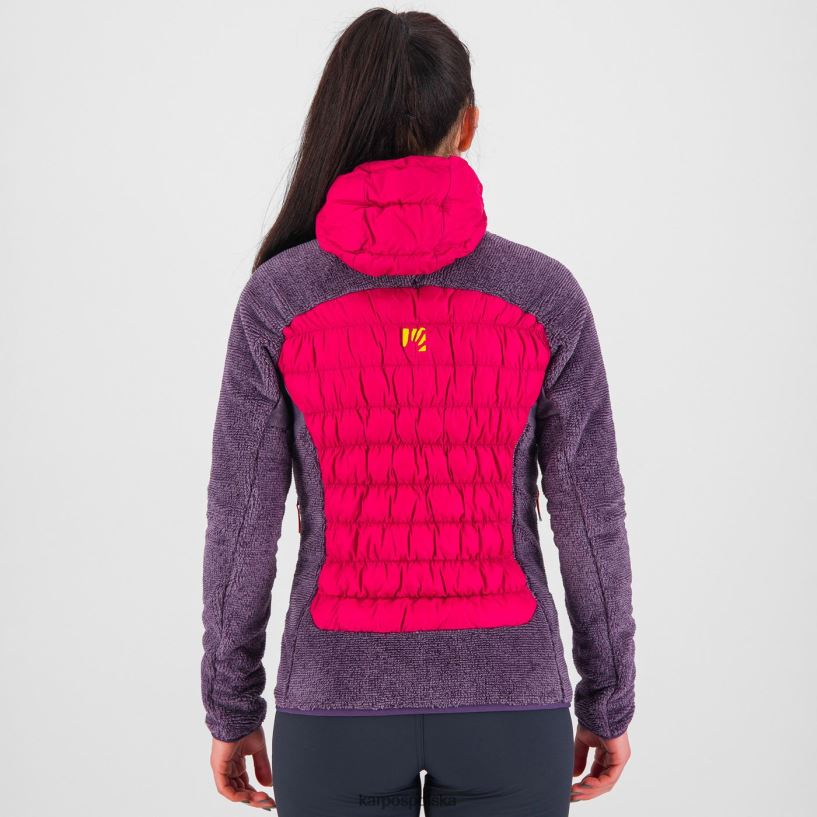 kurtka | granita/winogrona 40266X1050 kobiety Karpos marmarole w kurtce