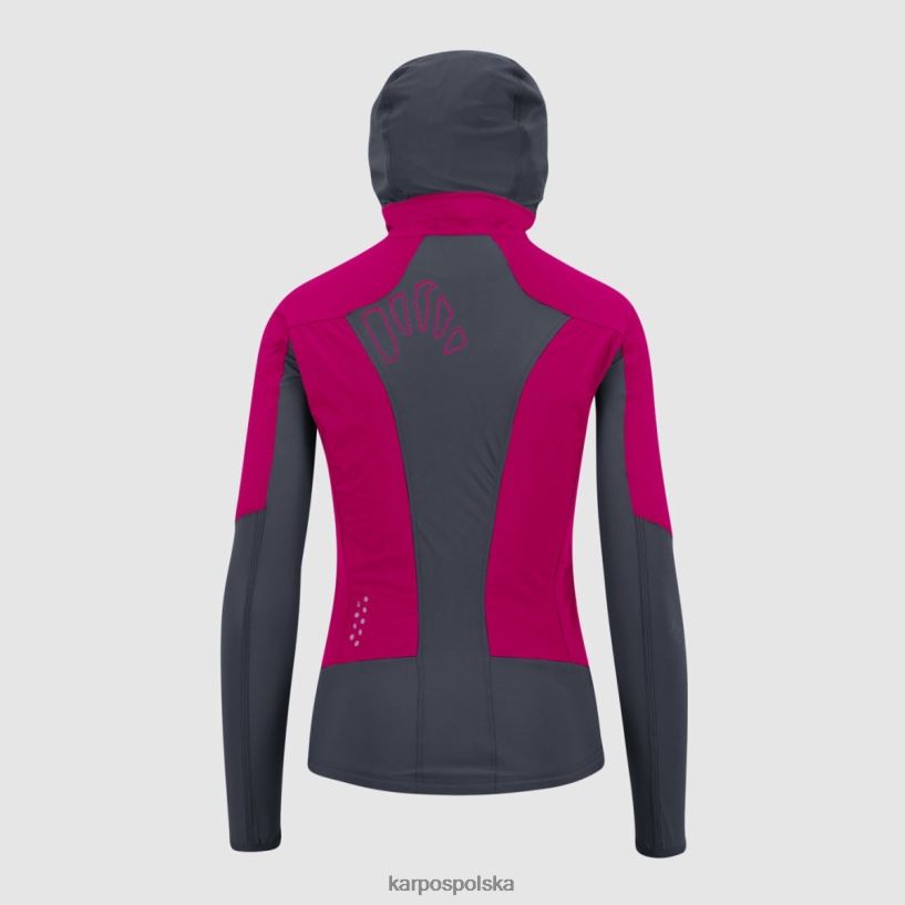 kurtka | insynuacja/ombre niebieski 40266X1037 kobiety Karpos lavaredo w kurtce