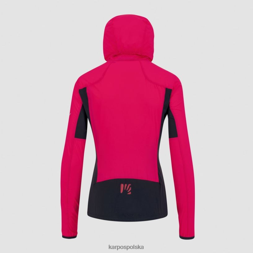 kurtka | insynuacja/ombre niebieski 40266X1099 kobiety Karpos dużo evo w kurtce