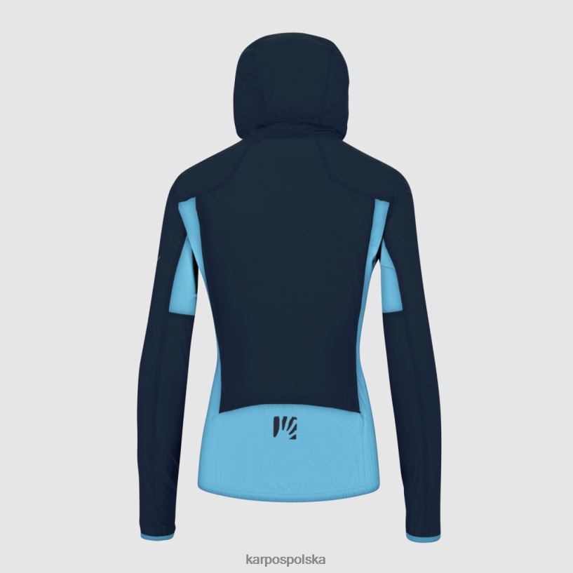 kurtka | kapitan nieba/niebieski atol 40266X1100 kobiety Karpos dużo evo w kurtce