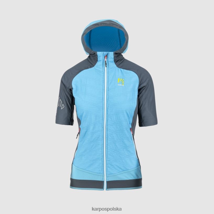 kurtka | niebieski atol/ciemny łupek 40266X1044 kobiety Karpos alagna evo w opuchniętym