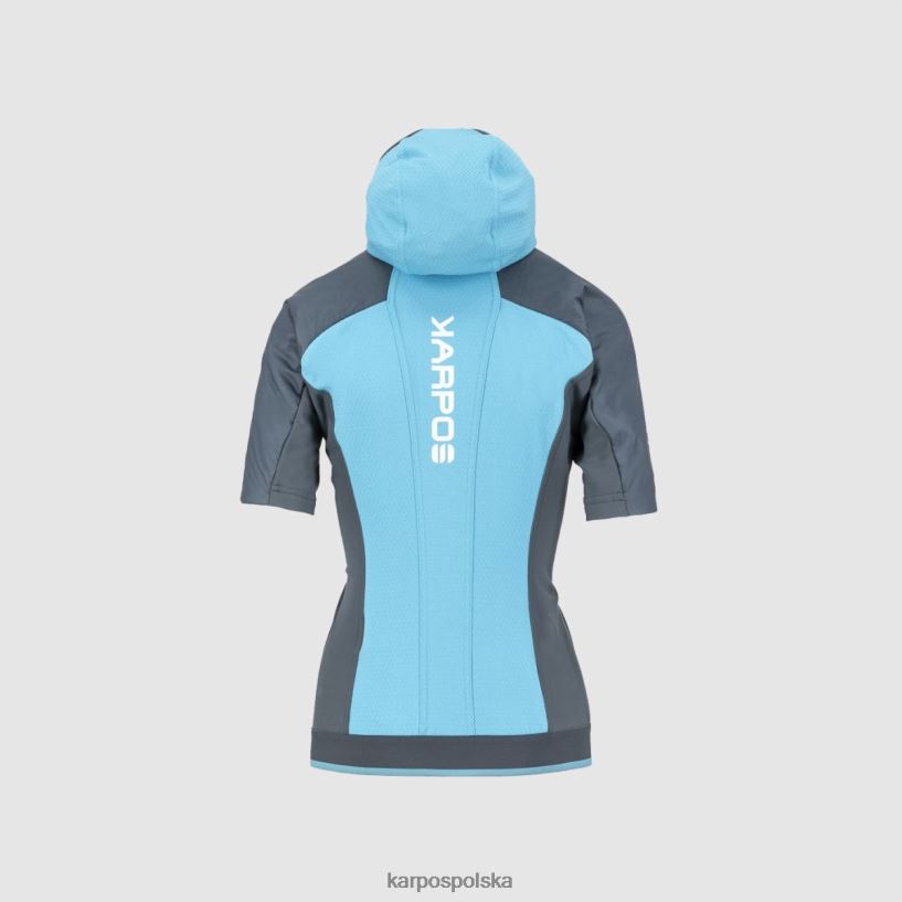 kurtka | niebieski atol/ciemny łupek 40266X1044 kobiety Karpos alagna evo w opuchniętym