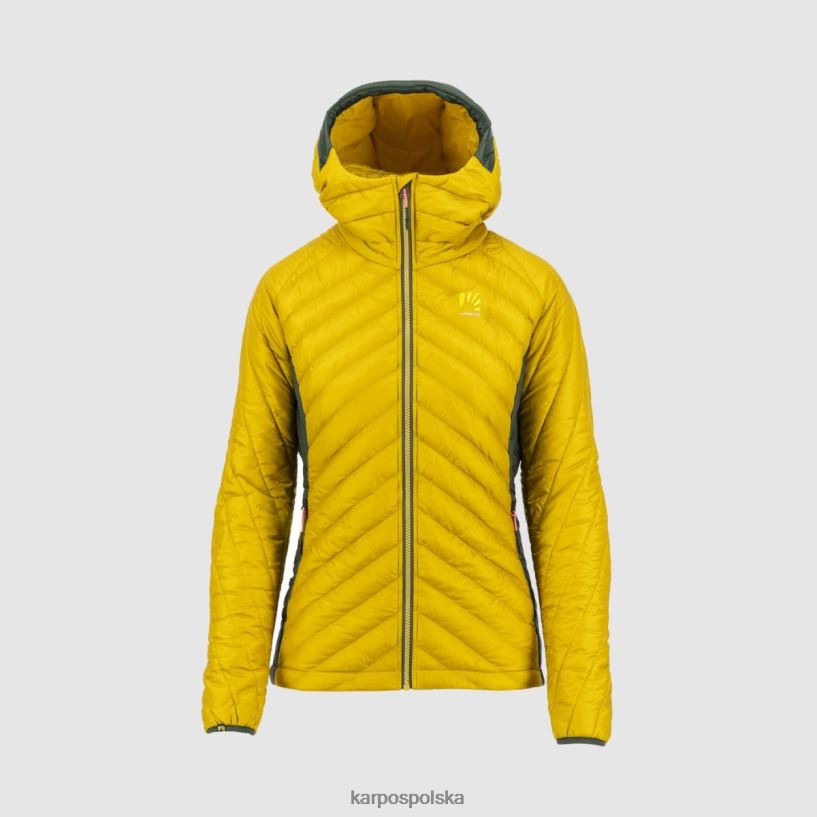 kurtka | płatek złota/zielona dżungla 40266X1008 kobiety Karpos sas plat w kurtce