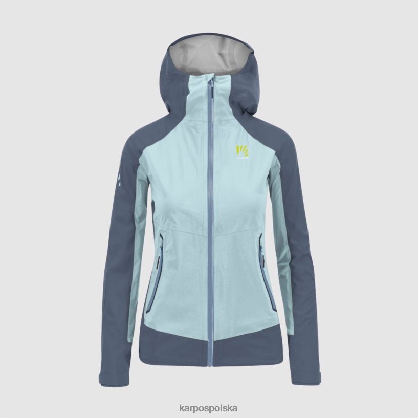 kurtka | seledyn/vintage indygo 40266X1024 kobiety Karpos tymczasowe w kurtce