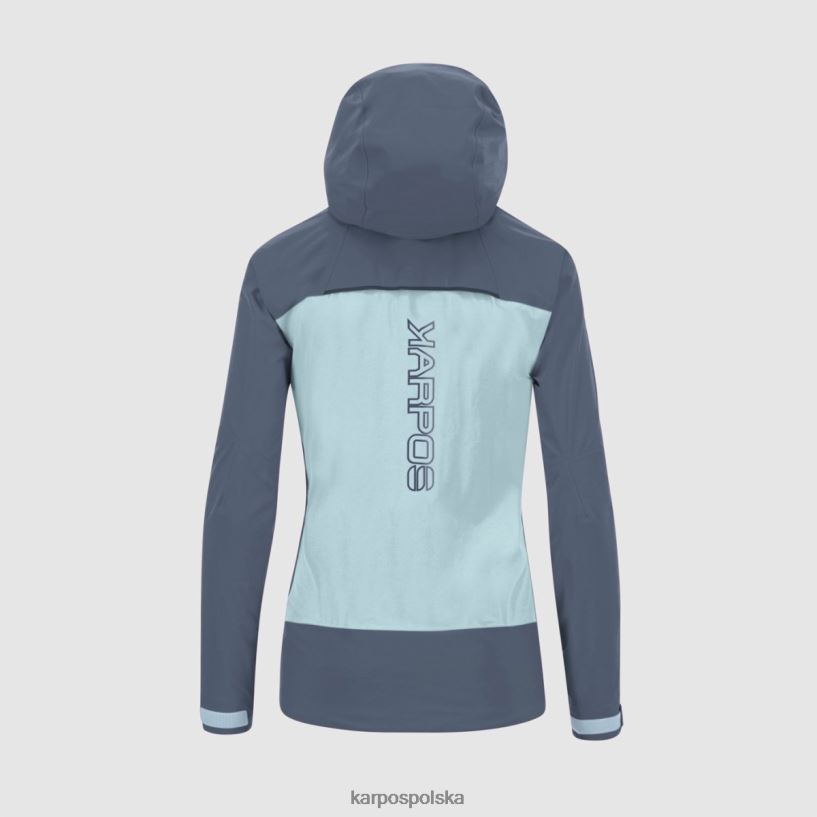 kurtka | seledyn/vintage indygo 40266X1024 kobiety Karpos tymczasowe w kurtce