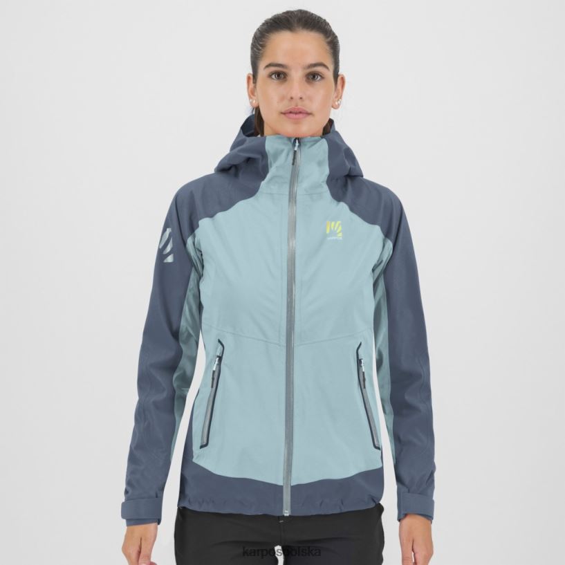 kurtka | seledyn/vintage indygo 40266X1024 kobiety Karpos tymczasowe w kurtce