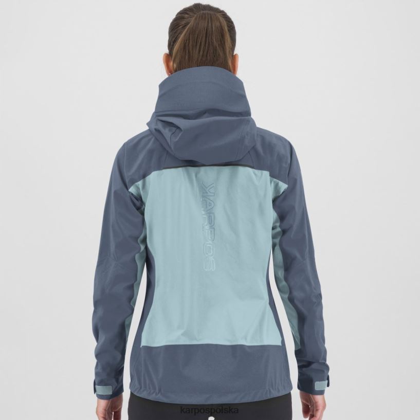 kurtka | seledyn/vintage indygo 40266X1024 kobiety Karpos tymczasowe w kurtce