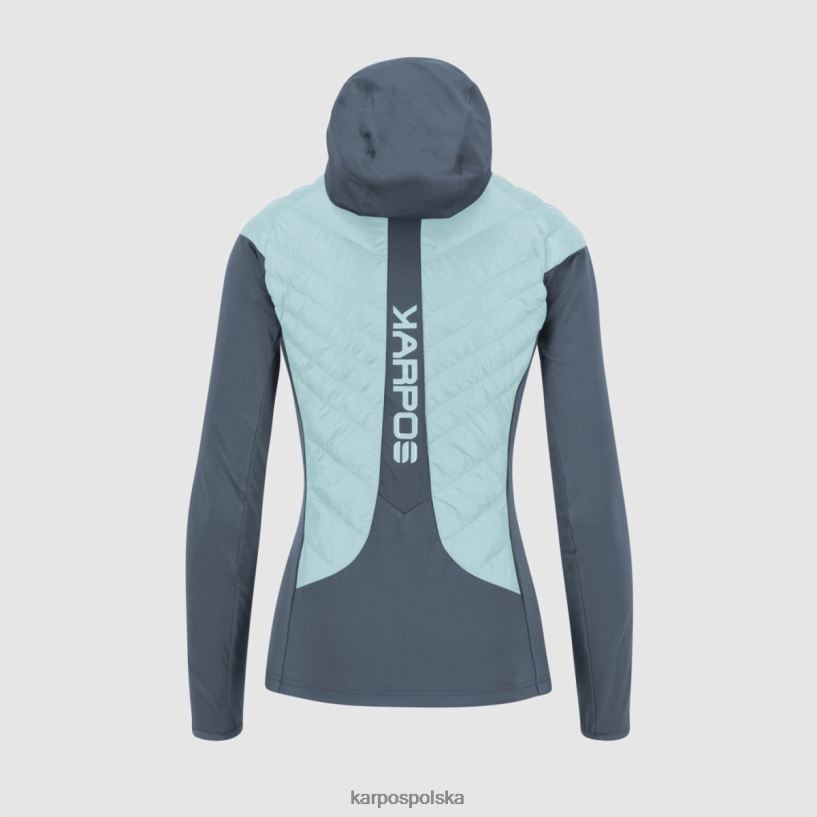 kurtka | seledyn/vintage indygo 40266X1041 kobiety Karpos sass de mura w kurtce