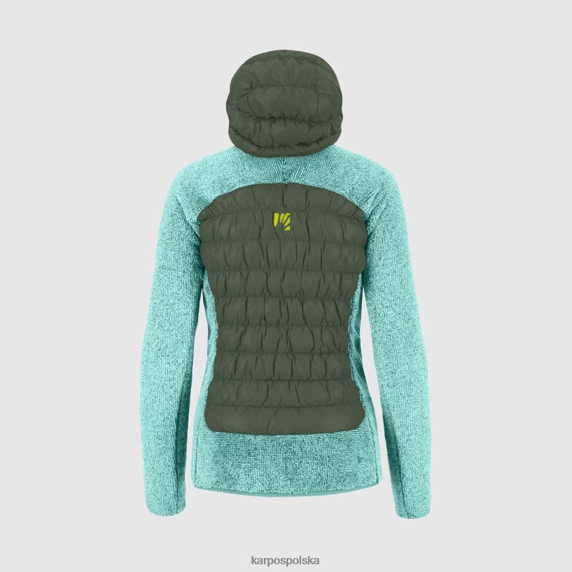kurtka | tymiankowe/wodne niebo 40266X1058 kobiety Karpos marmarole w kurtce