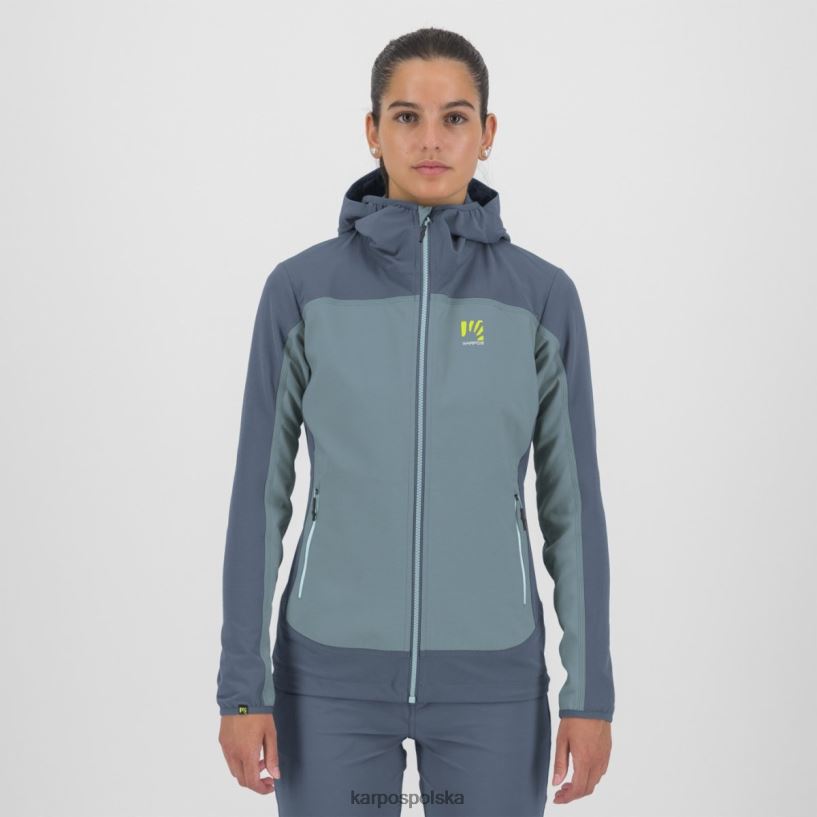 kurtka | wiosenne jezioro/vintage indygo 40266X1095 kobiety Karpos parete w kurtce