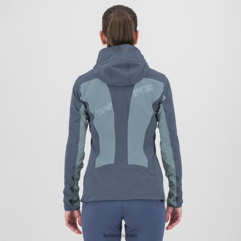 kurtka | wiosenne jezioro/vintage indygo 40266X1095 kobiety Karpos parete w kurtce