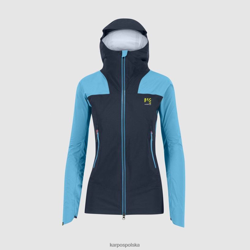 kurtka | wulkan/niebieski atol 40266X953 kobiety Karpos Valsesia Shell w kurtce