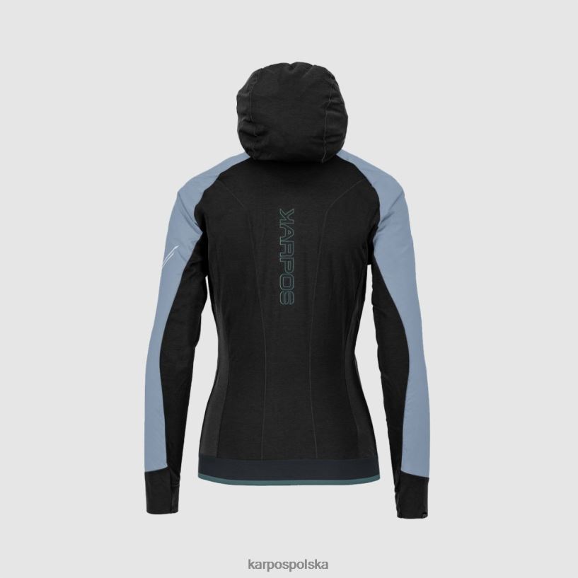 kurtka | zakurzony niebieski/czarny 40266X1089 kobiety Karpos lavaredo zimowa kurtka