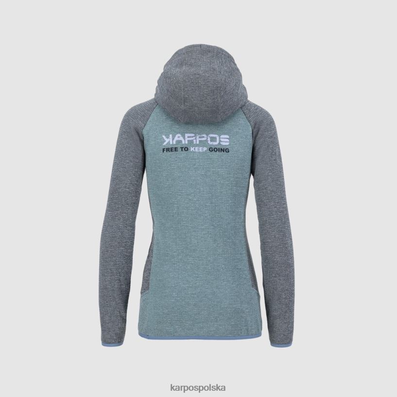 polar | atrament hydro/indyjski 40266X1173 kobiety Karpos bluza z kapturem