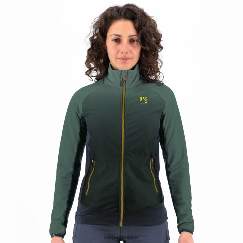 polar | atrament indyjski/zieleń dżungli 40266X1151 kobiety Karpos croderes z polarem