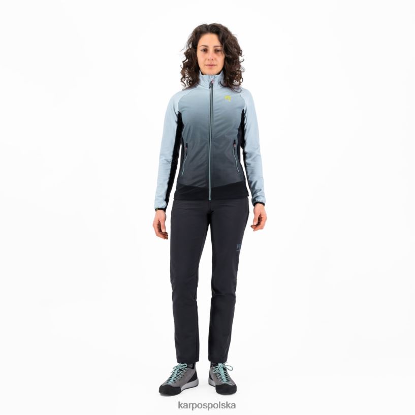 polar | czarny/przykurzony błękit 40266X1152 kobiety Karpos croderes z polarem