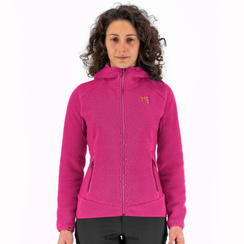 polar | kabaret 40266X1115 kobiety Karpos Bluza z kapturem z lat 80. z polarem