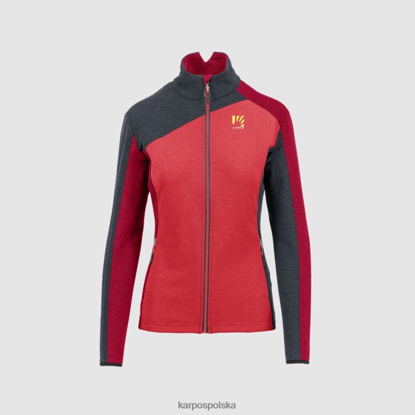 polar | poinsecja/indie atrament/błazen re 40266X1183 kobiety Karpos federa z pełnym zamkiem i polarem