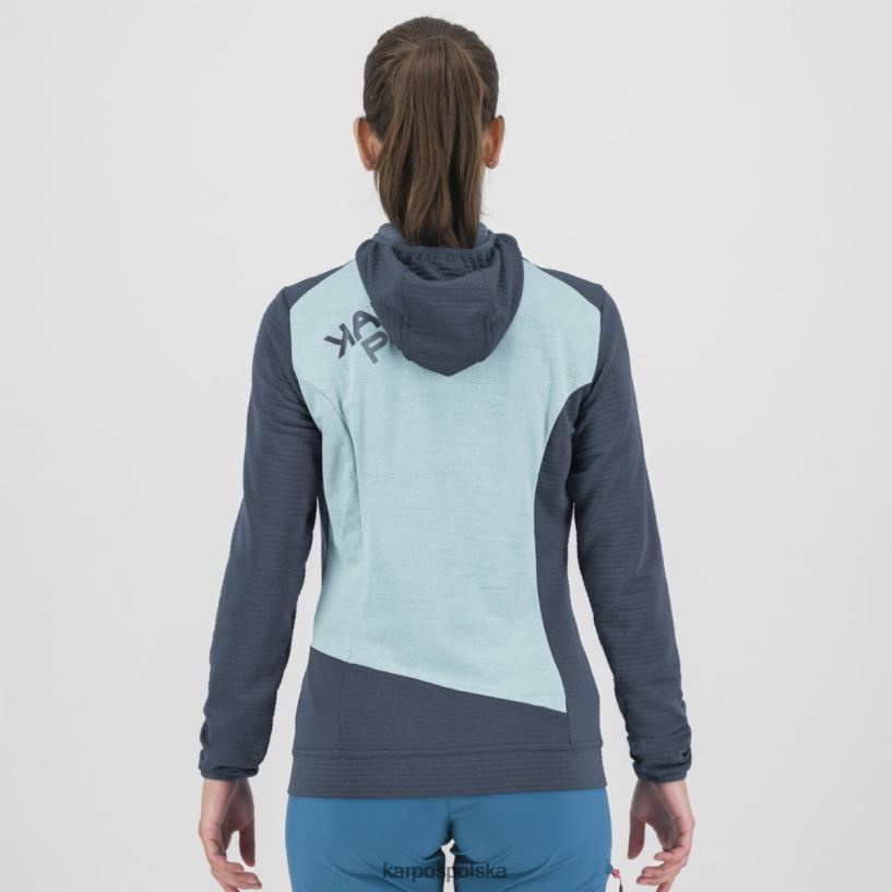 polar | vintage indygo/akwamaryna 40266X1181 kobiety Karpos nuvolau z polarem