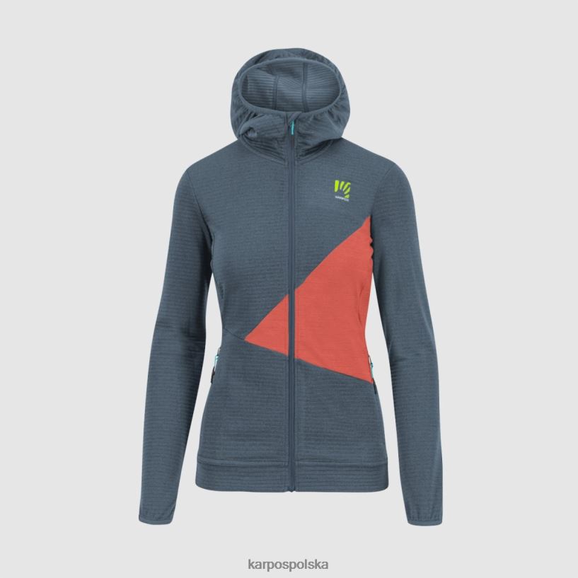 polar | vintage indygo/gorący koral 40266X1176 kobiety Karpos nuvolau z polarem