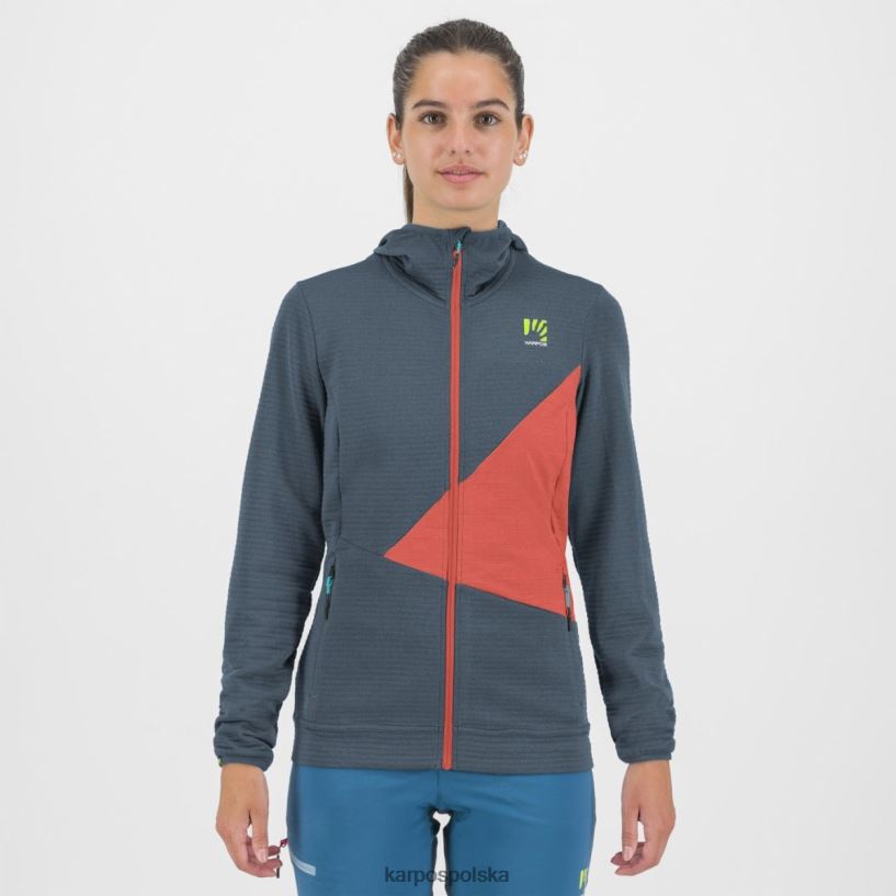 polar | vintage indygo/gorący koral 40266X1176 kobiety Karpos nuvolau z polarem