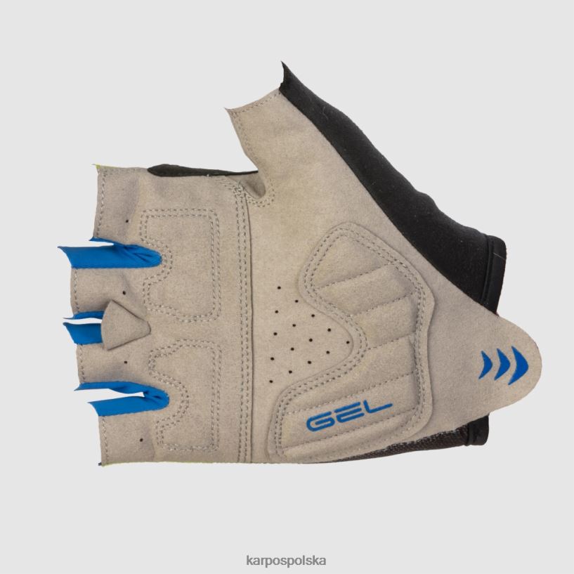 rękawiczka | indygo b/czarny/zielony fluo 40266X908 kobiety Karpos Rękawiczka federia z 1/2 palcem