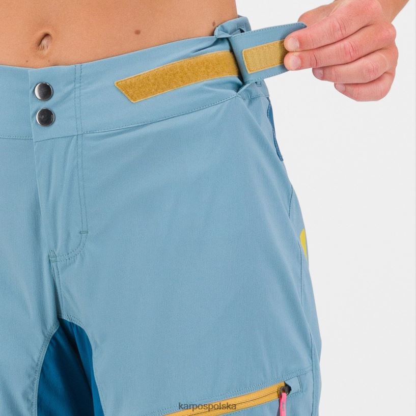 krótki | błękit Adriatyku/korsarz 40266X1578 kobiety Karpos val viola w krótkich