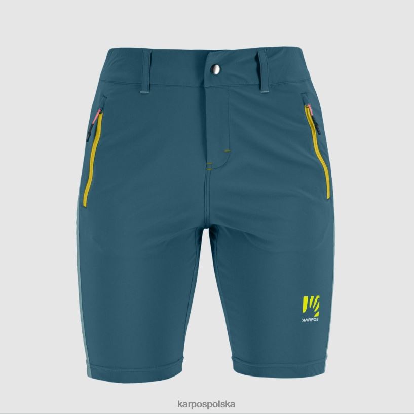 krótki | błękit korsarski/adriatycki 40266X1568 kobiety Karpos fantazja na Bermudach