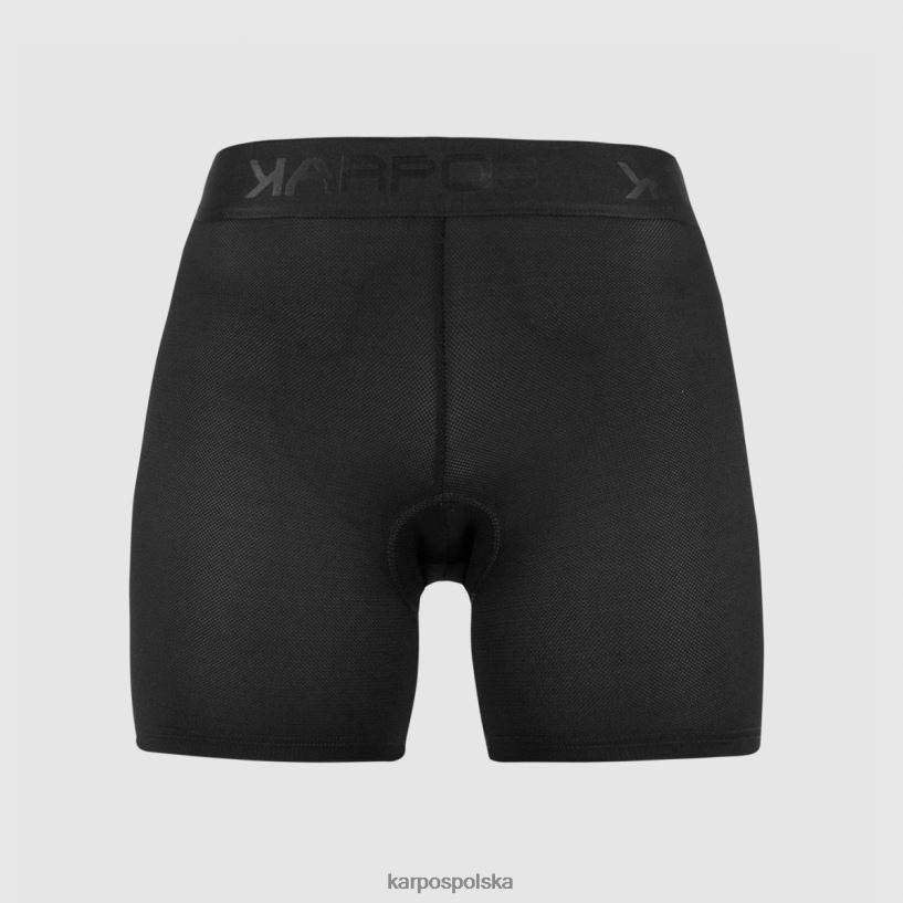 krótki | czarny 40266X1608 kobiety Karpos spodenki pro-tech wewnętrzne
