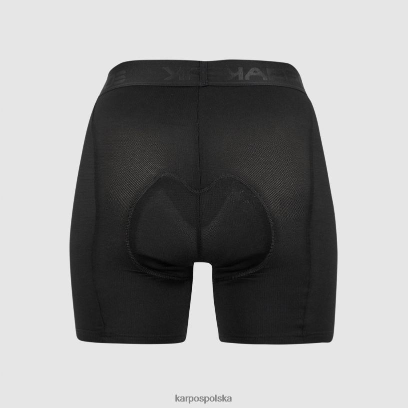 krótki | czarny 40266X1608 kobiety Karpos spodenki pro-tech wewnętrzne