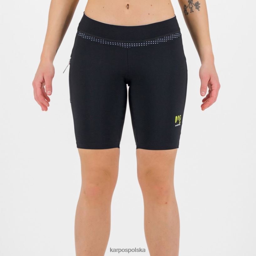 krótki | czarny biały 40266X1595 kobiety Karpos wyluzowany na Bermudach