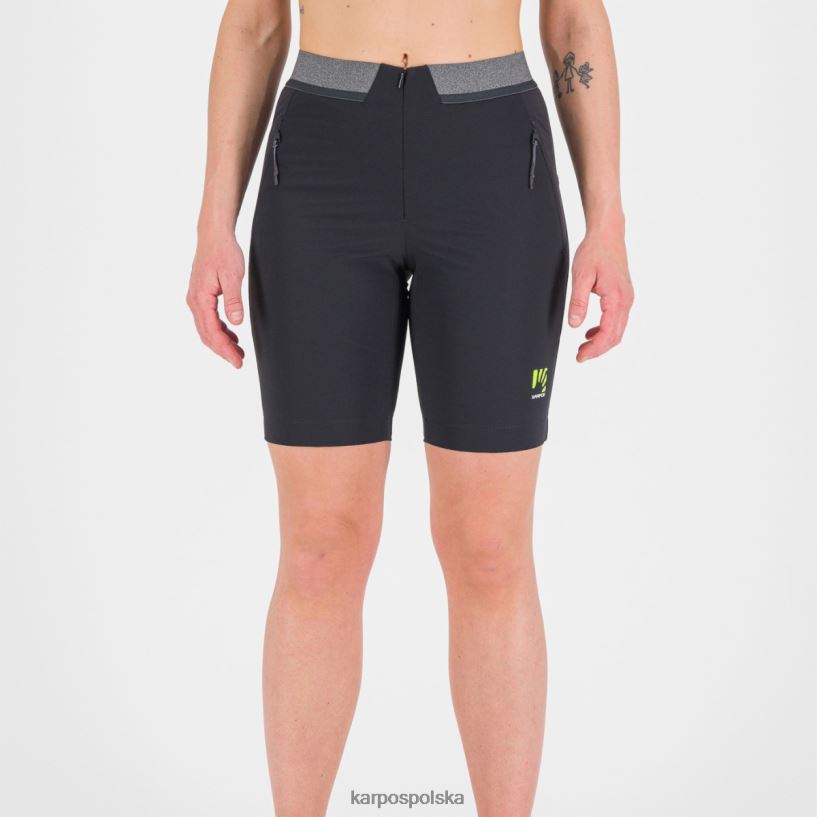 krótki | czarny/ciemnoszary 40266X1562 kobiety Karpos tre cime na Bermudach