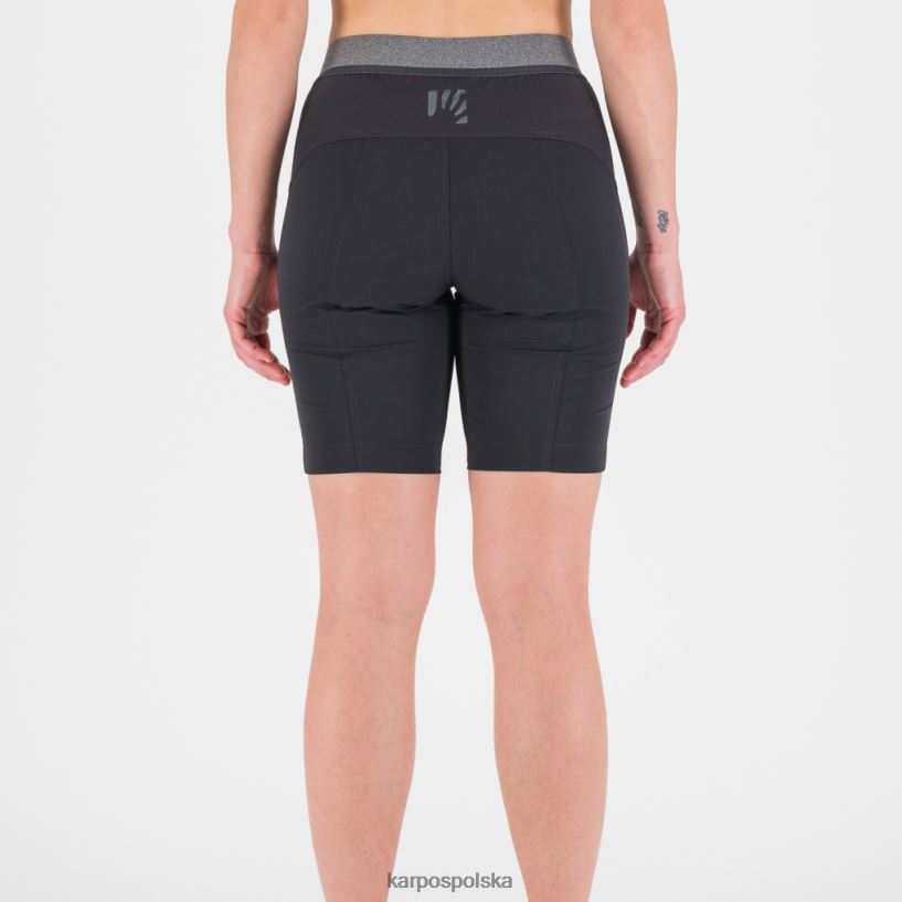 krótki | czarny/ciemnoszary 40266X1562 kobiety Karpos tre cime na Bermudach