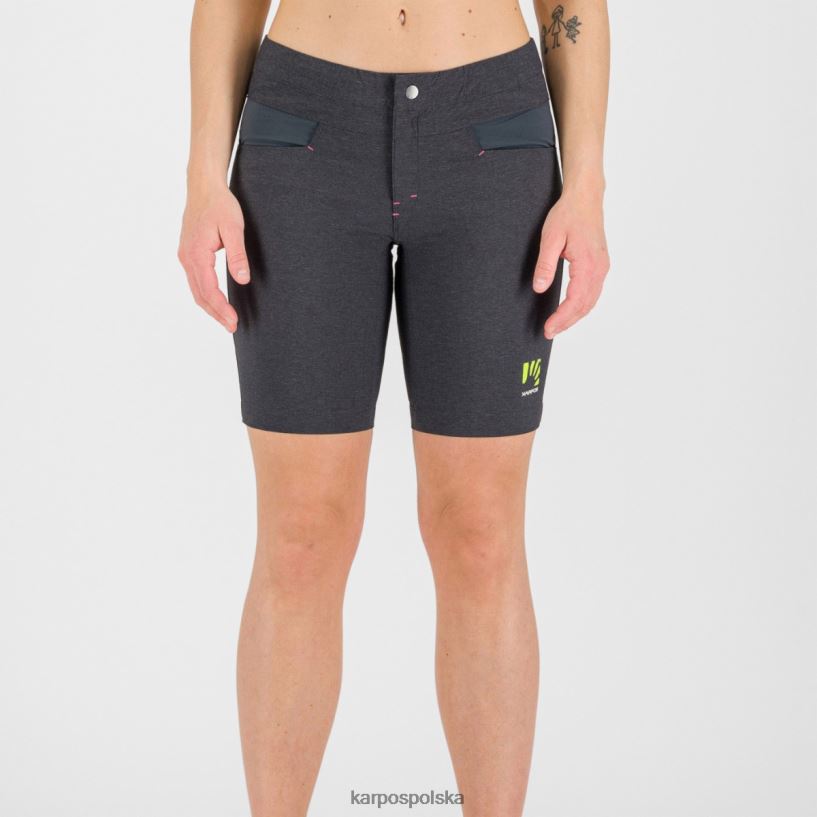krótki | czarny/ciemnoszary 40266X1615 kobiety Karpos dolada na Bermudach