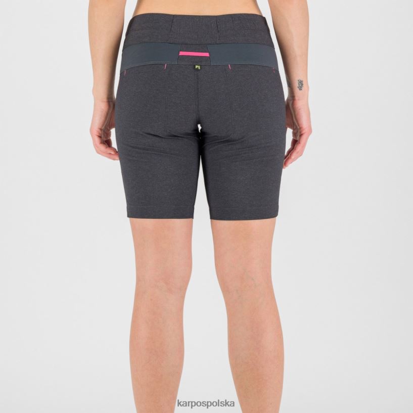 krótki | czarny/ciemnoszary 40266X1615 kobiety Karpos dolada na Bermudach