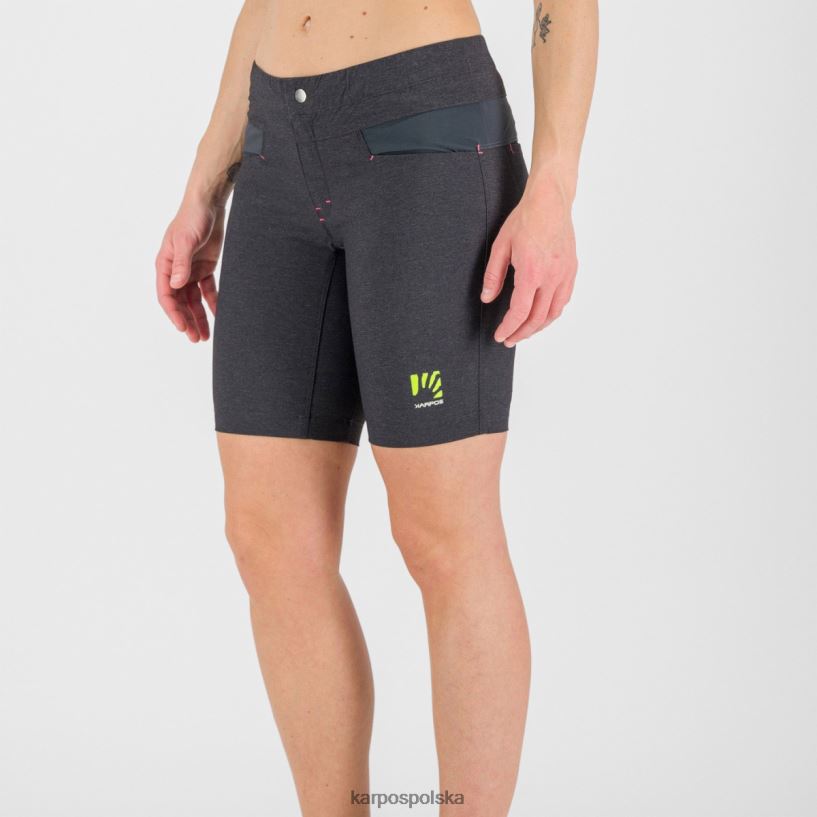 krótki | czarny/ciemnoszary 40266X1615 kobiety Karpos dolada na Bermudach