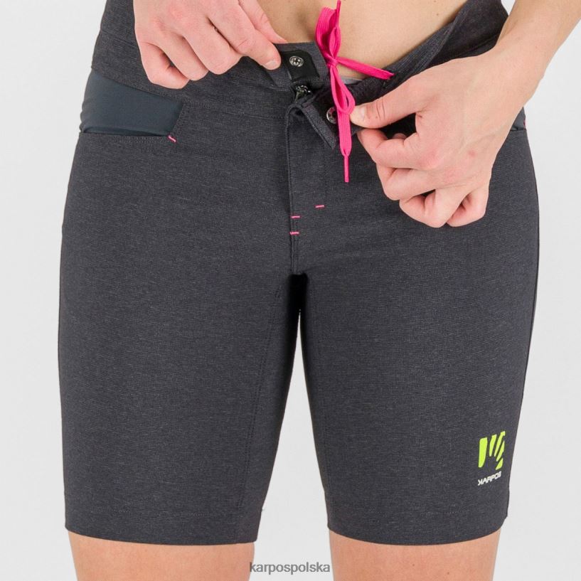 krótki | czarny/ciemnoszary 40266X1615 kobiety Karpos dolada na Bermudach