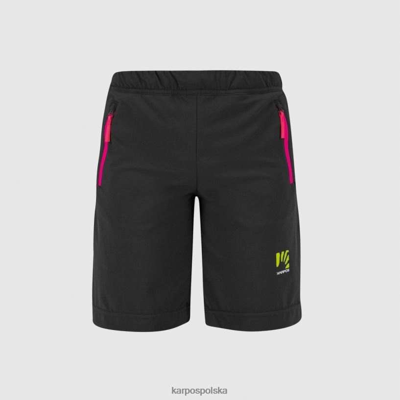 krótki | czarny/insynuacja 40266X1606 kobiety Karpos Fantasia Kid Bermudy