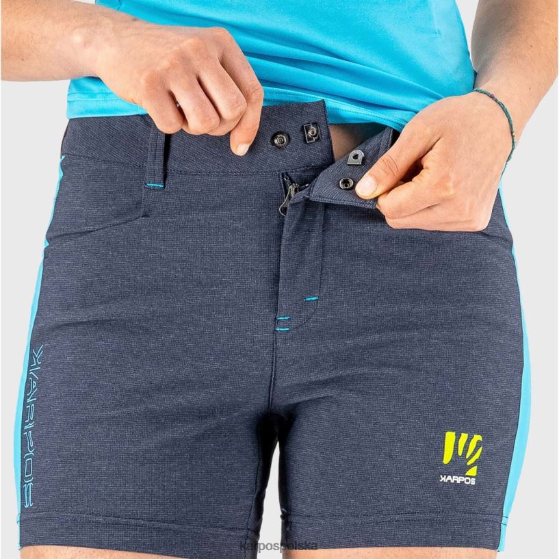 krótki | marokański niebieski/bluebird 40266X1604 kobiety Karpos Santa Croce w skrócie