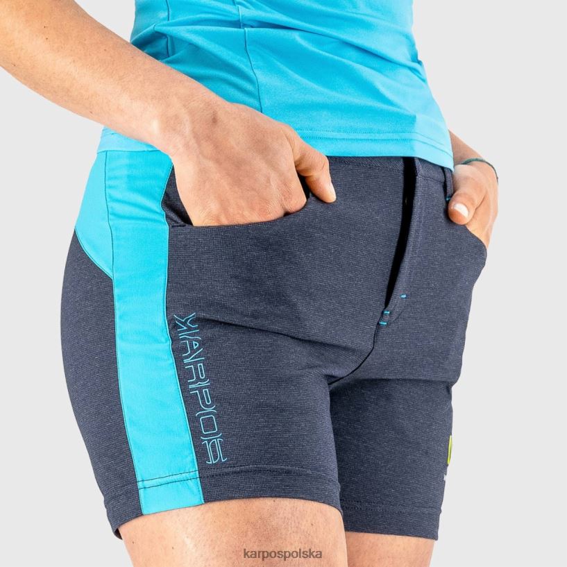 krótki | marokański niebieski/bluebird 40266X1604 kobiety Karpos Santa Croce w skrócie