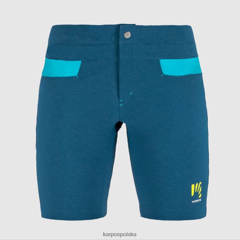 krótki | marokański niebieski/bluebird 40266X1616 kobiety Karpos dolada na Bermudach