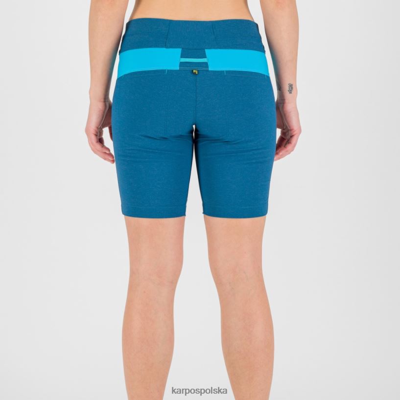 krótki | marokański niebieski/bluebird 40266X1616 kobiety Karpos dolada na Bermudach