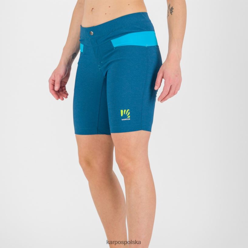 krótki | marokański niebieski/bluebird 40266X1616 kobiety Karpos dolada na Bermudach
