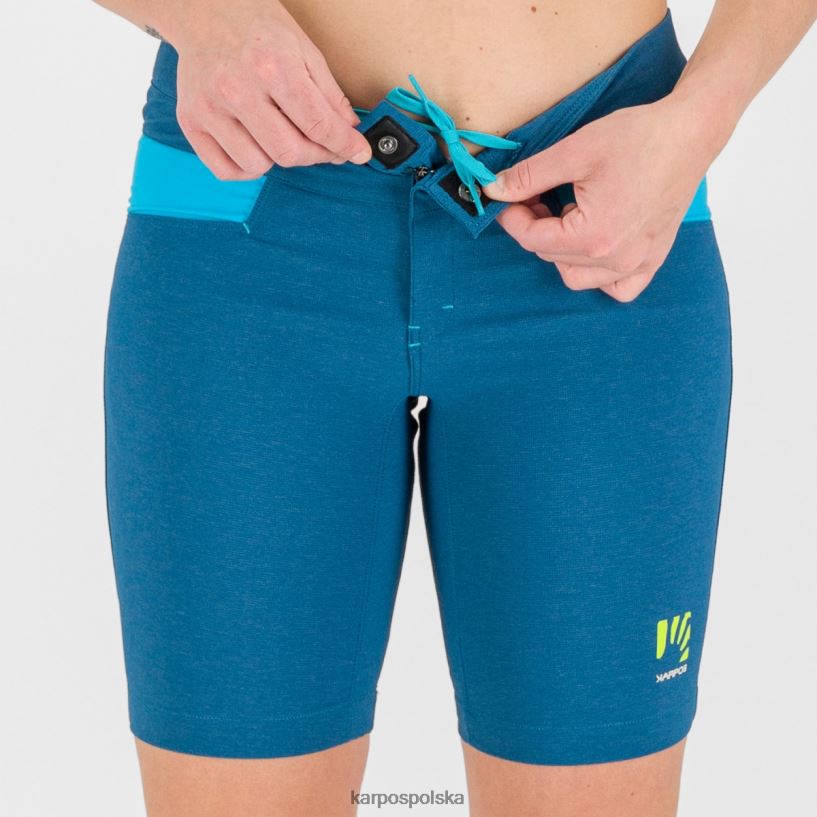krótki | marokański niebieski/bluebird 40266X1616 kobiety Karpos dolada na Bermudach