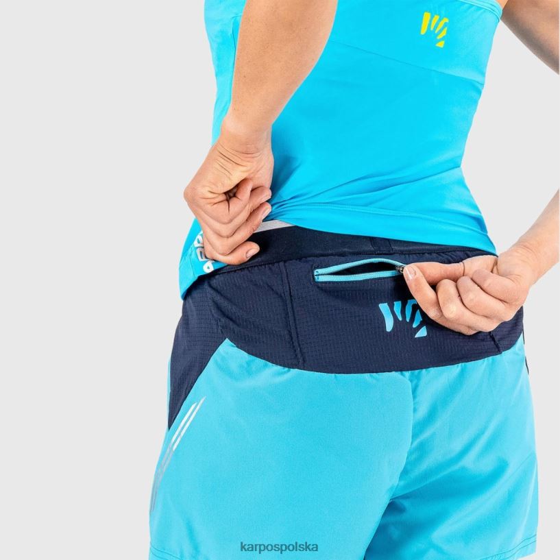 krótki | niebieski atol/kapitan nieba 40266X1599 kobiety Karpos szybki evo w krótki