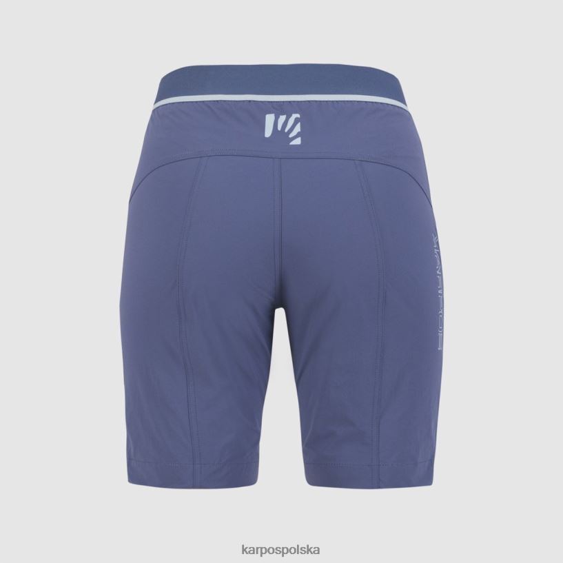 krótki | vintage indygo/akwamaryn 40266X1557 kobiety Karpos tre cime na Bermudach