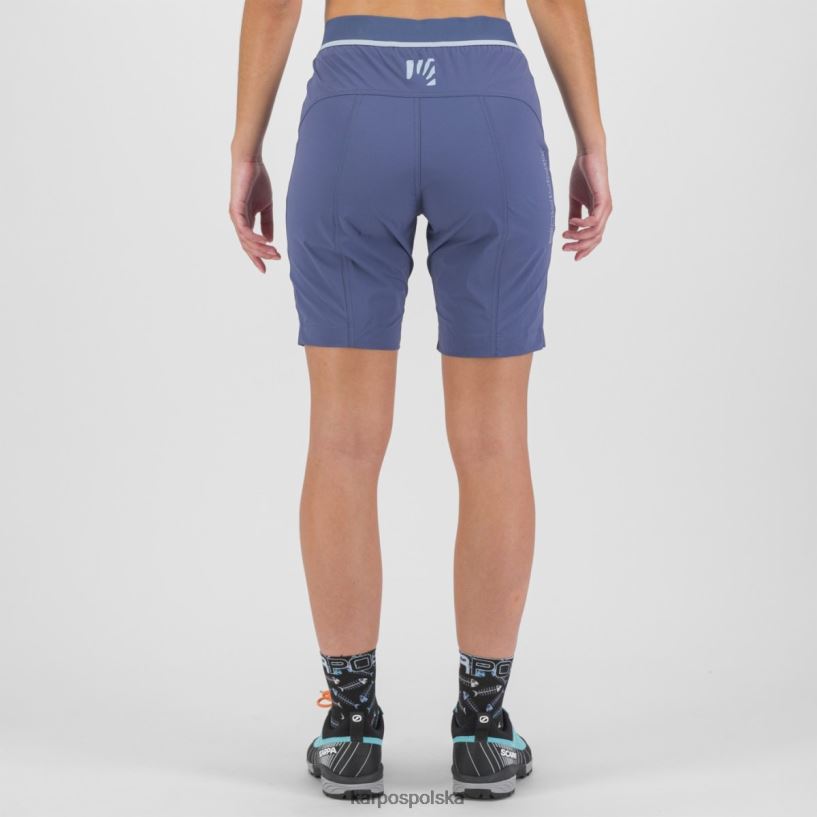 krótki | vintage indygo/akwamaryn 40266X1557 kobiety Karpos tre cime na Bermudach
