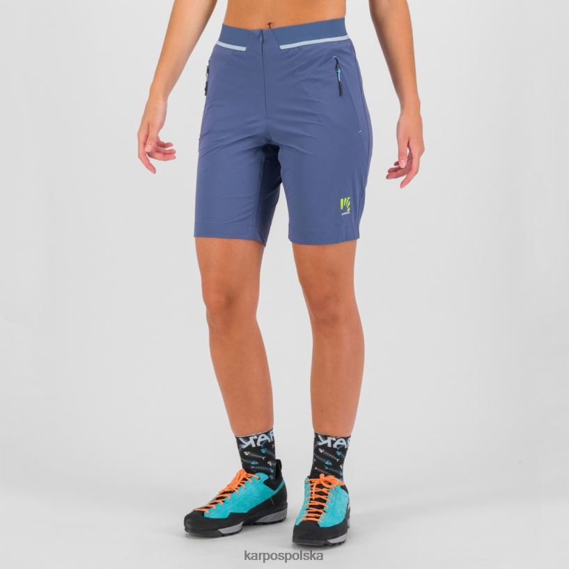 krótki | vintage indygo/akwamaryn 40266X1557 kobiety Karpos tre cime na Bermudach