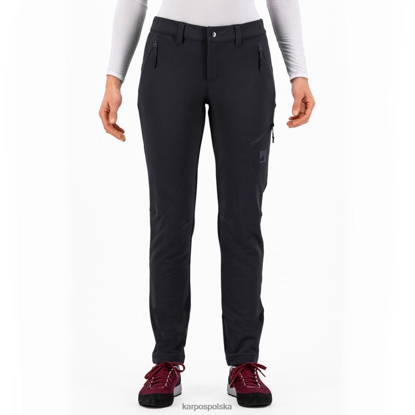 spodnie | atrament czarny/indyjski 40266X1473 kobiety Karpos jelo evo w spodniach
